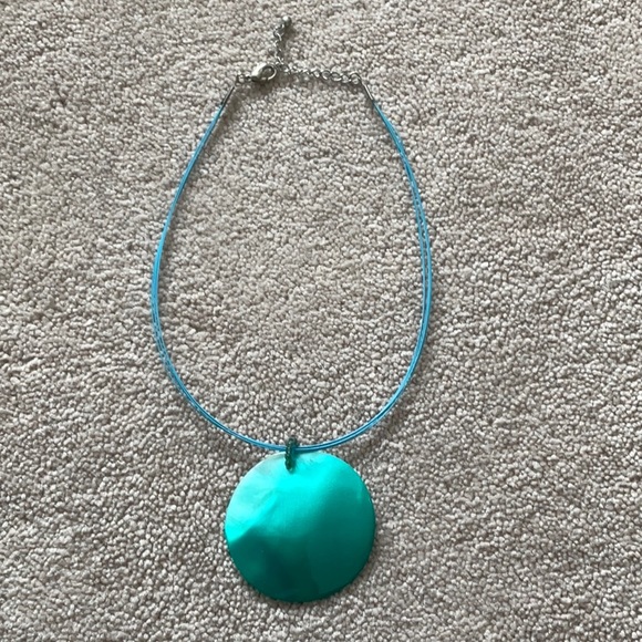 ♥️ Lot 3 Vintage necklaces white and turquoise - Picture 4 of 5